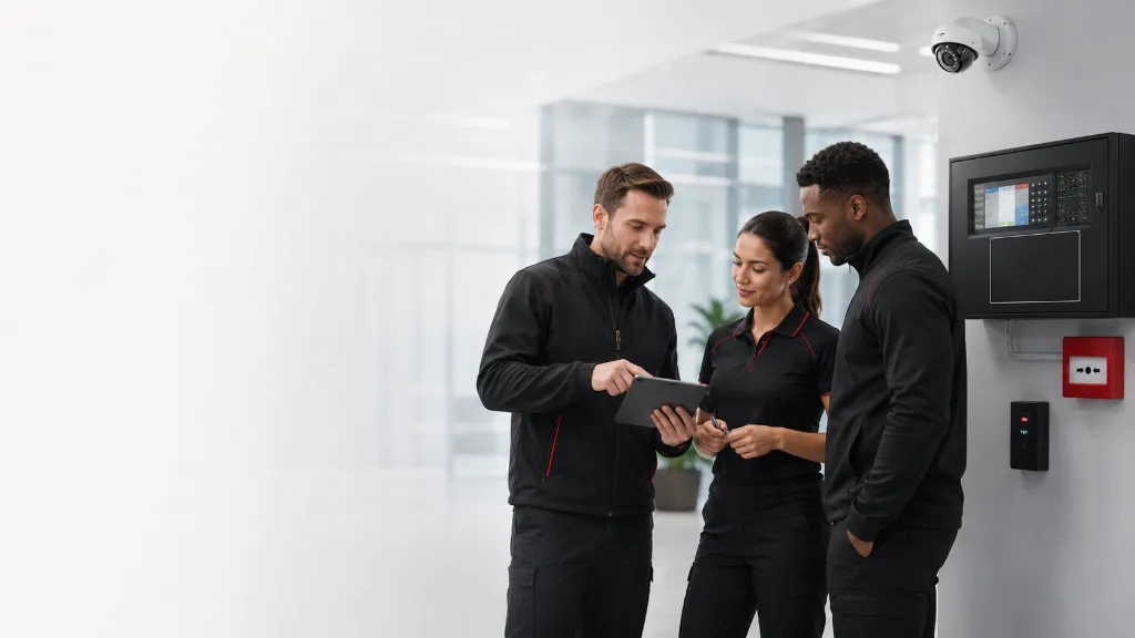 Commercial fire and security system takeover