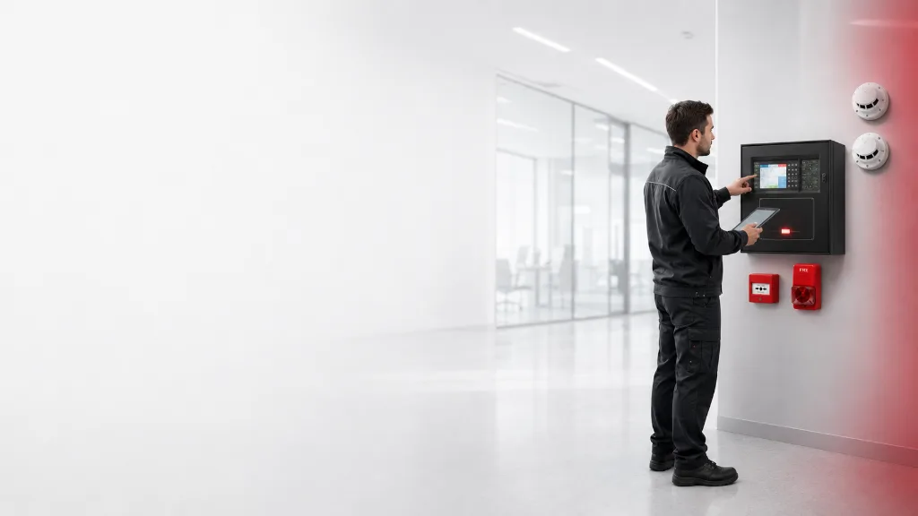 Commercial fire alarm system takeover